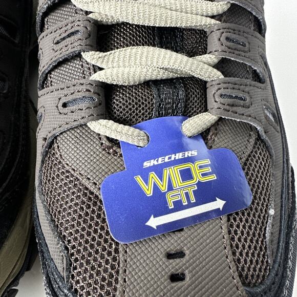 Skechers After Burn M. Fit Men's 8.5 Brown Taupe Extra Wide Fit 50125EWW/BRTP - Picture 4 of 11